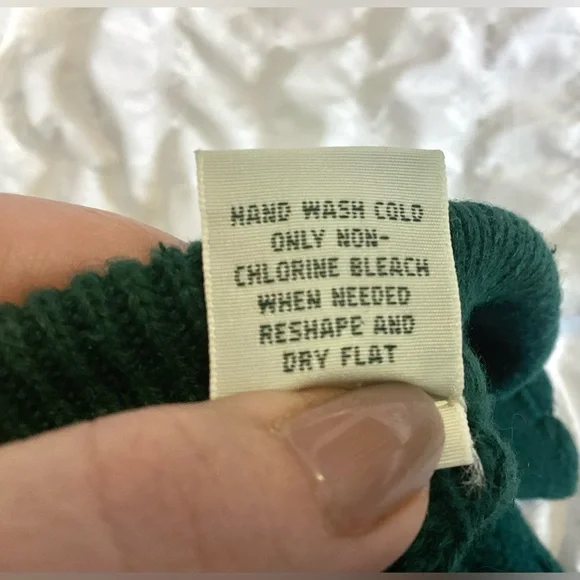 Carroll Reed Vtg Cable Knit Embroidered Cardigan L Floral Chunky Granny Cottage - Picture 13 of 13